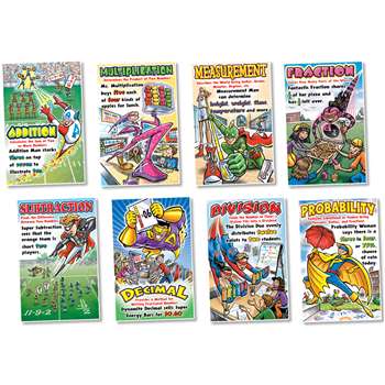 Math Superheroes Bulletin Board Set By North Star Teacher Resource