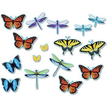Butterflies Dragonflies Accents Bulletin Board Set, NST3213