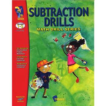 Subtraction Drills By On The Mark Press