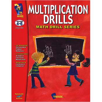 Multiplication Drills By On The Mark Press