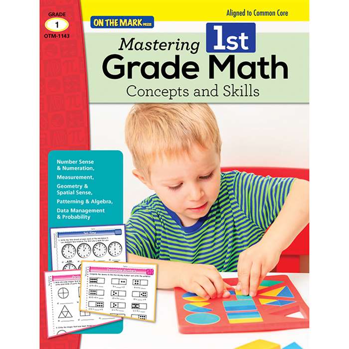 Mastering First Grade Math Concepts & Skills Align, OTM1143