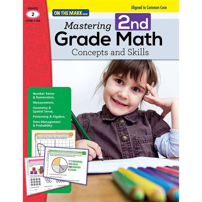 Mastering Second Gr Math Concepts & Skills Aligned, OTM1144