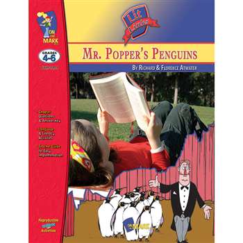 Mr Poppers Penguins Lit Link Gr 4-6 By On The Mark Press