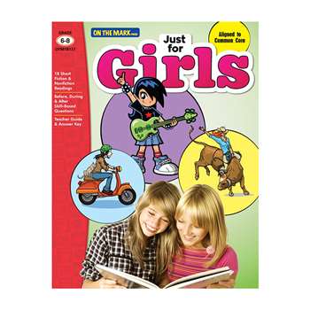 Just For Girls Gr 6-8 Reading Comprehension, OTM18137