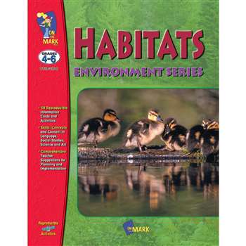 Habitats Gr 4-6 By On The Mark Press