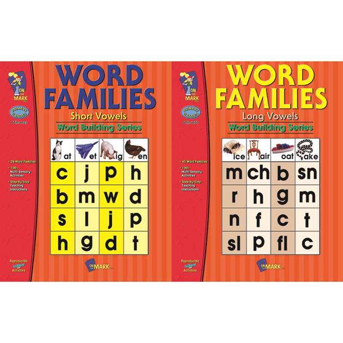 Building Word Families Book Set By On The Mark Press