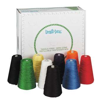 Yarn Dispenser Bright Colrs 9 Cones, PAC0000140