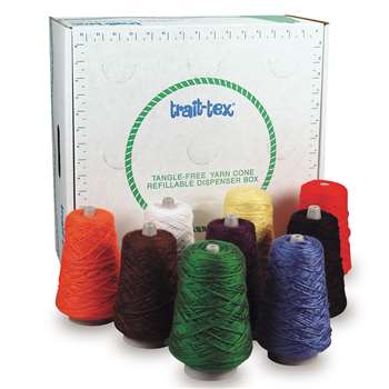Rug Yarn Dispenser Bright Colors 9 Cones, PAC0000240