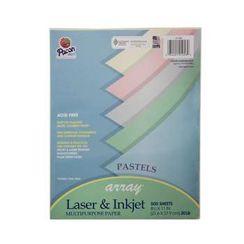 Array Multipurpose 500Sht Pastel Colors Paper By Pacon
