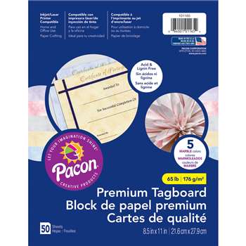 Marble Tagboard Assortment, PAC101165