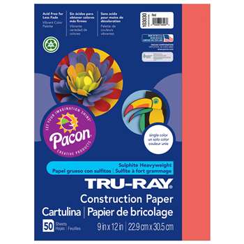 Truray 9X12 Red 50Ct-50 By Pacon