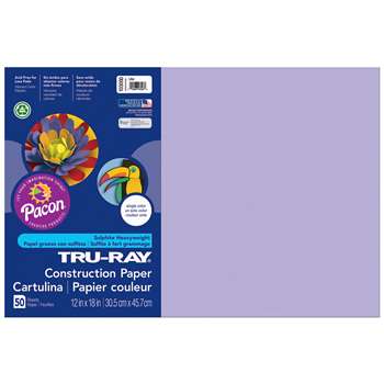 Tru-Ray Construction Paper 12 X 18 Lilac By Pacon