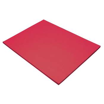 Construction Paper Scarlet 18X24 50 Sheets, PAC103072
