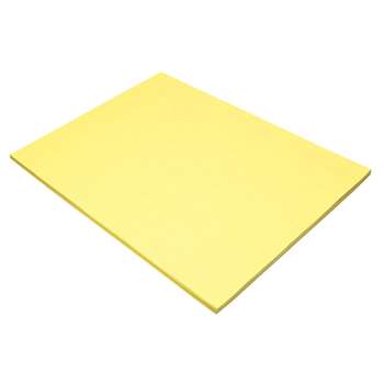 Construction Paper Lt Yellow 18X24 50 Sheets, PAC103078