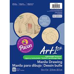 Cream Manila Drawing Paper 9 X 12 50Shts By Pacon