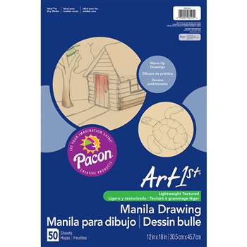 Cream Manila Drawing Paper 12 X 18 50Shts By Pacon
