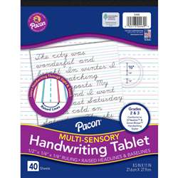 Multi Snsry Handwriting Tablet Gr 2, PAC2469