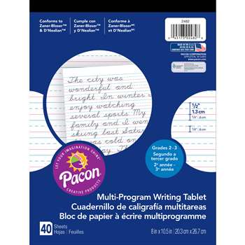 Writing Paper 40 Sht 8 X 10 1/2 Inch Short Rule By Pacon