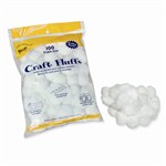 Craft Fluffs White 100/Bag, PAC25900