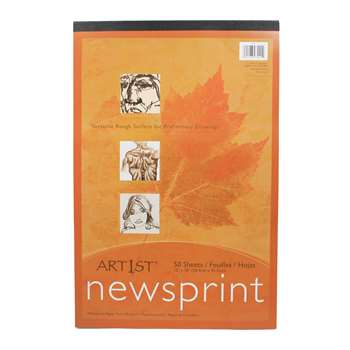 Art1St Newsprint Pad 12X18" 50 Sht By Pacon