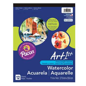 Art1St Watercolor Pad 11X14 12 Sht By Pacon