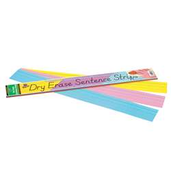 Dry Erase Sentence Strips Assorted 3 X 24 By Pacon