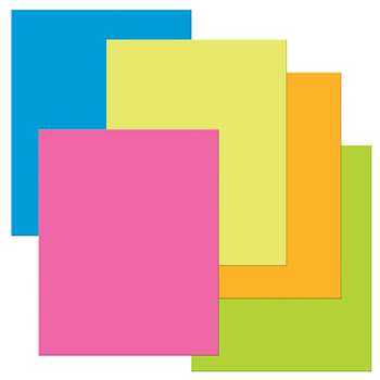 Heavy Poster Board Neon Assort 25Pk, PAC53051