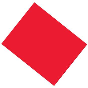Pacon 22X28 25Sh Red Coated Poster Board, PAC53801