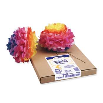 Tissue Flower Kit Party Pack 84 Flowers, PAC59660