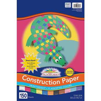 Sunworks Construction 150 Sht 12X18 Paper Smstk By Pacon