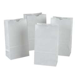 White Rainbow Bags 50Pk By Pacon