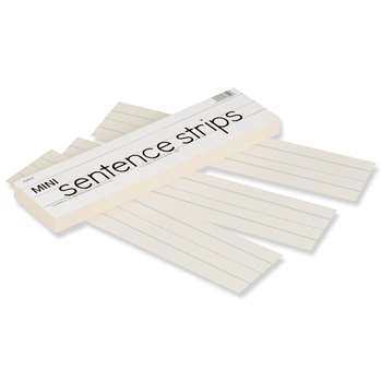 Manila Tag Mini Sentence Strips By Pacon