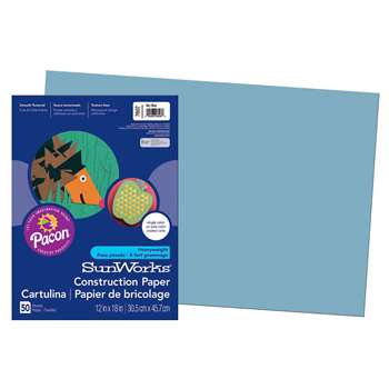 Construction Paper Sky Blue 12X18 By Pacon