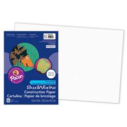 Construction Ppr Bright White 12X18 By Pacon