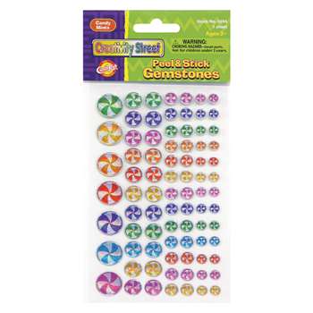 Gemstone Stickers Candy Mints 81 Pc, PACAC1694