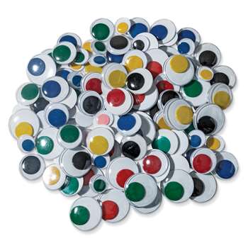 Jumbo Wiggle Eyes Multi Color 100Pc, PACAC344501