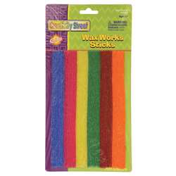 Wax Workssticks Assorted Hot Colors 8&quot; 48 Pieces, PACAC4171
