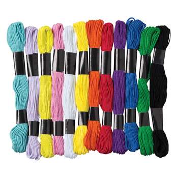 Embroidery Thread 12 Assrtd Colors, PACAC6475