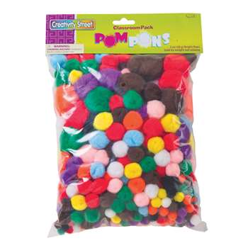 Pom Pons Class Pack Asst Colors 300Pc, PACAC815001