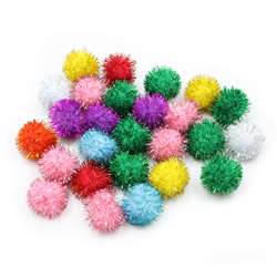 33Mm Glitter Poms Assortment 40 Pcs, PACAC81533