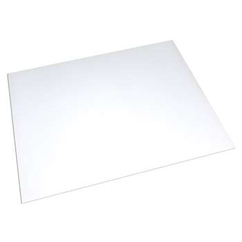 Poster Board White 10 Pt 50/Ct 22X28 with Upc Labe, PACCAR13841