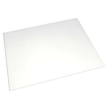 Poster Board White 10 Pt 100/Ct 14X22 with Upc Lab, PACCAR93736