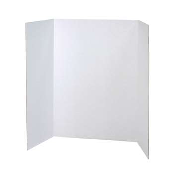 Tri Fold Present Board White 6/Ct 48X36, PACCAR99275