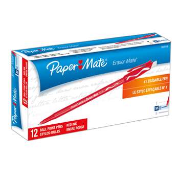 Papermate Erasermate Pen Red By Sanford Lp