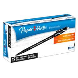 Papermate Erasermate Pen Black By Sanford Lp