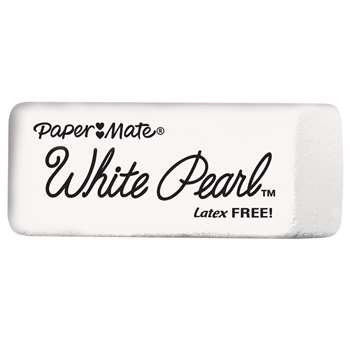 Papermate Pearl Erasers White By Sanford Lp