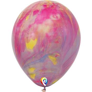 12&quot; Tye Dye Balloons Pack Of 6, PBN58021