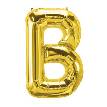 16&quot; Foil Balloon Gold Letter B, PBN59436