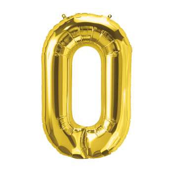 16&quot; Foil Balloon Gold Letter O, PBN59524