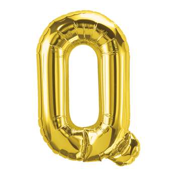 16&quot; Foil Balloon Gold Letter Q, PBN59528